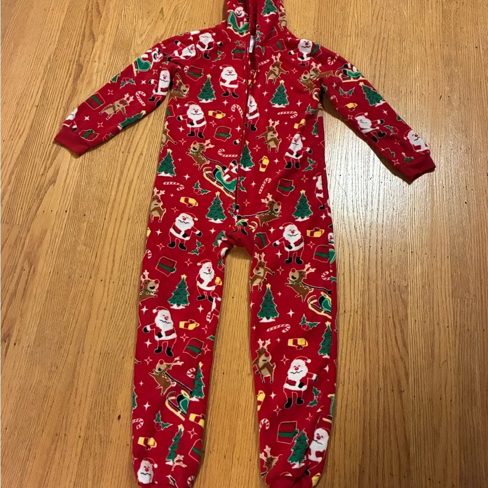 The Children's Place Red Holiday Onsies